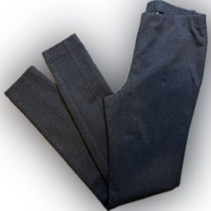 J. Jill High-Rise Ponte Dark Charcoal Leggings size S Tall